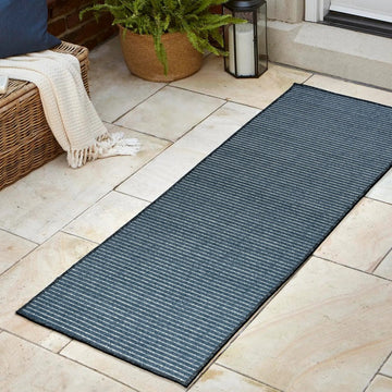 Aarhus Minimalist Scandi Striped Area Rug